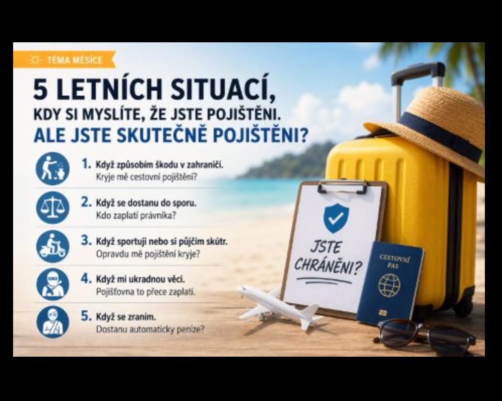 5 letních situací, kdy si myslíte, že jste pojištěni.
